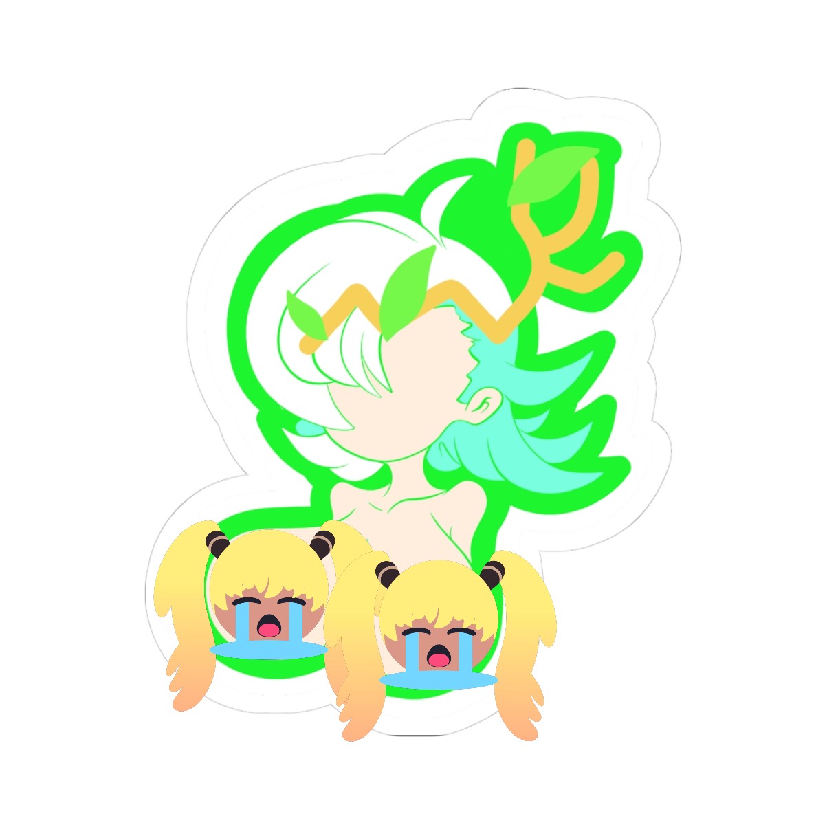Lily Everhart Hyper Oppai Sticker-Anime, Gaming, Cute, Kawaii