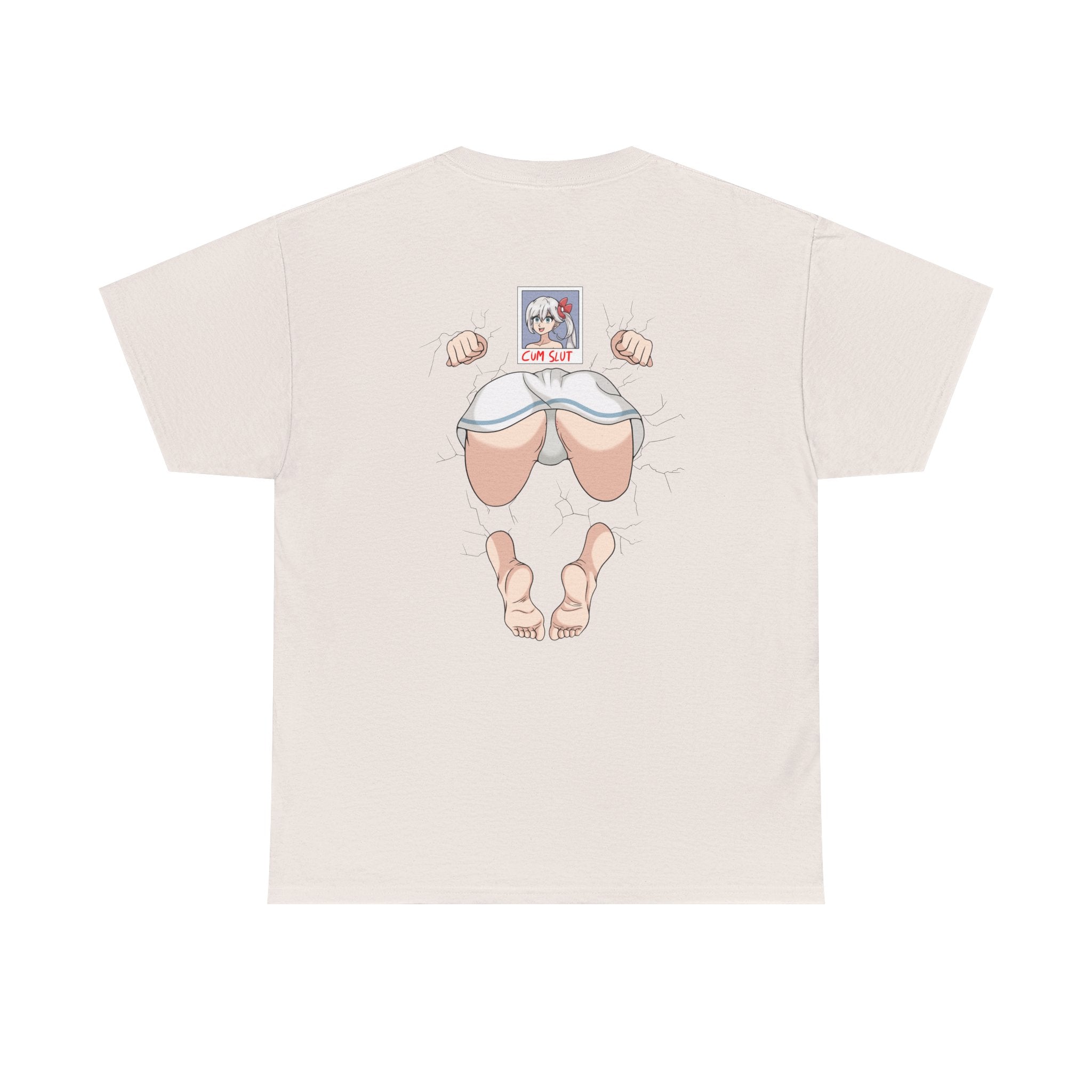 Kinky Woman in Wall Unisex Tee, Unique Surreal Shirt, BDSM Gift, Sexy Graphic