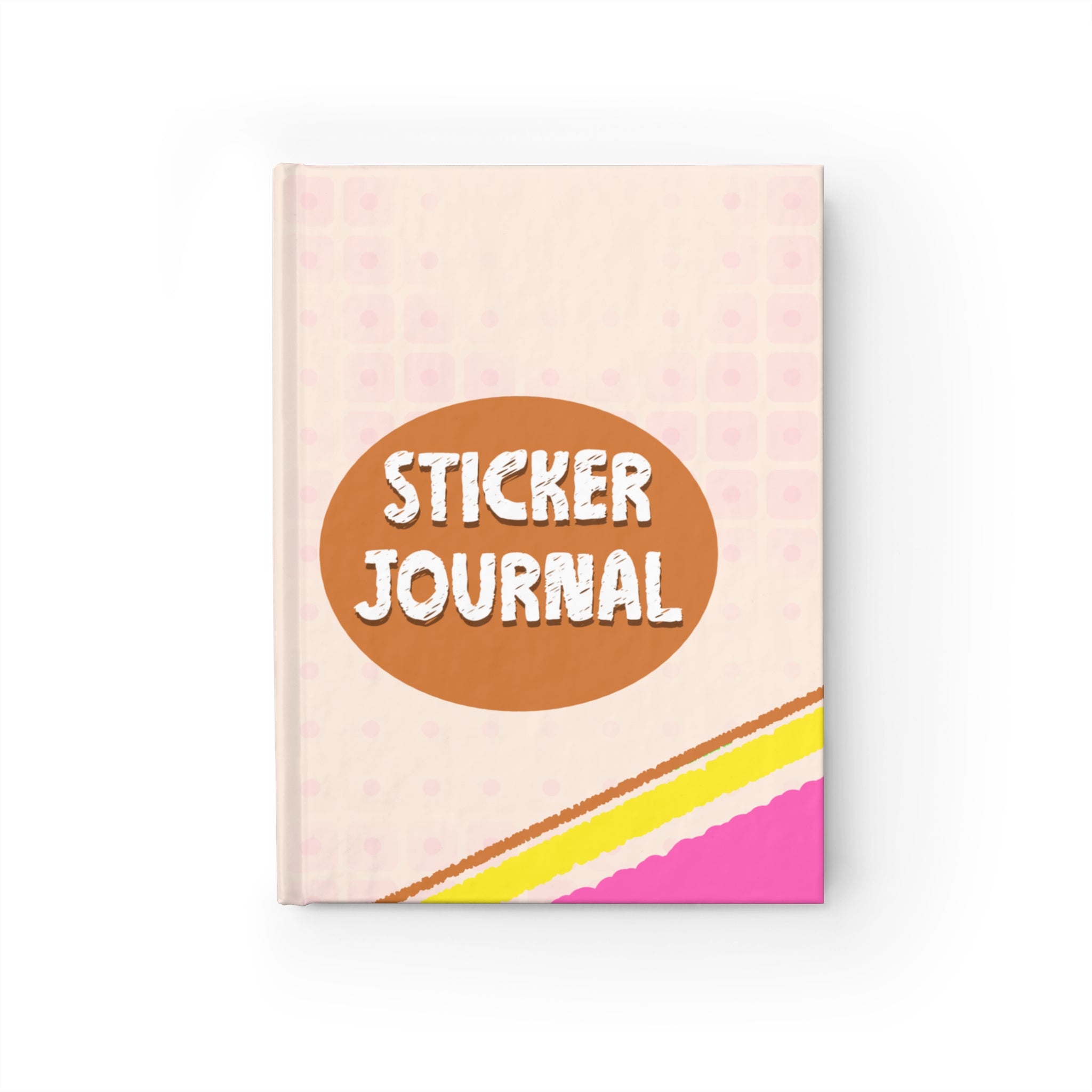 Sticker Journal 128 blank pages (64 sheets) V001