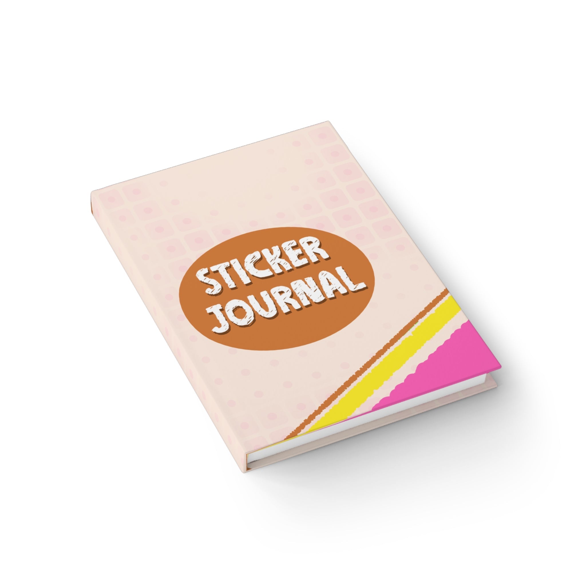 Sticker Journal 128 blank pages (64 sheets) V001