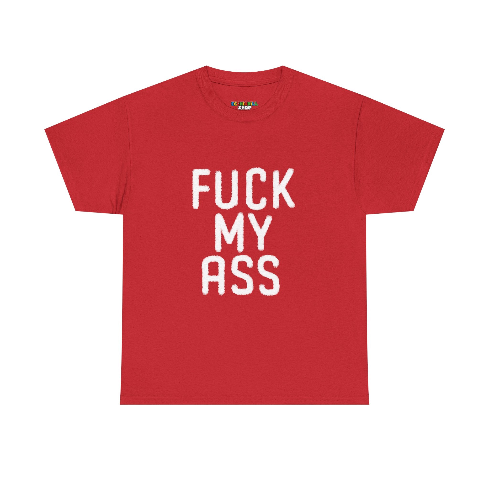 "Fuck My Ass" Pink Tee Begs for Deep Anal Pounding - NSFW Adult Anime T-Shirt