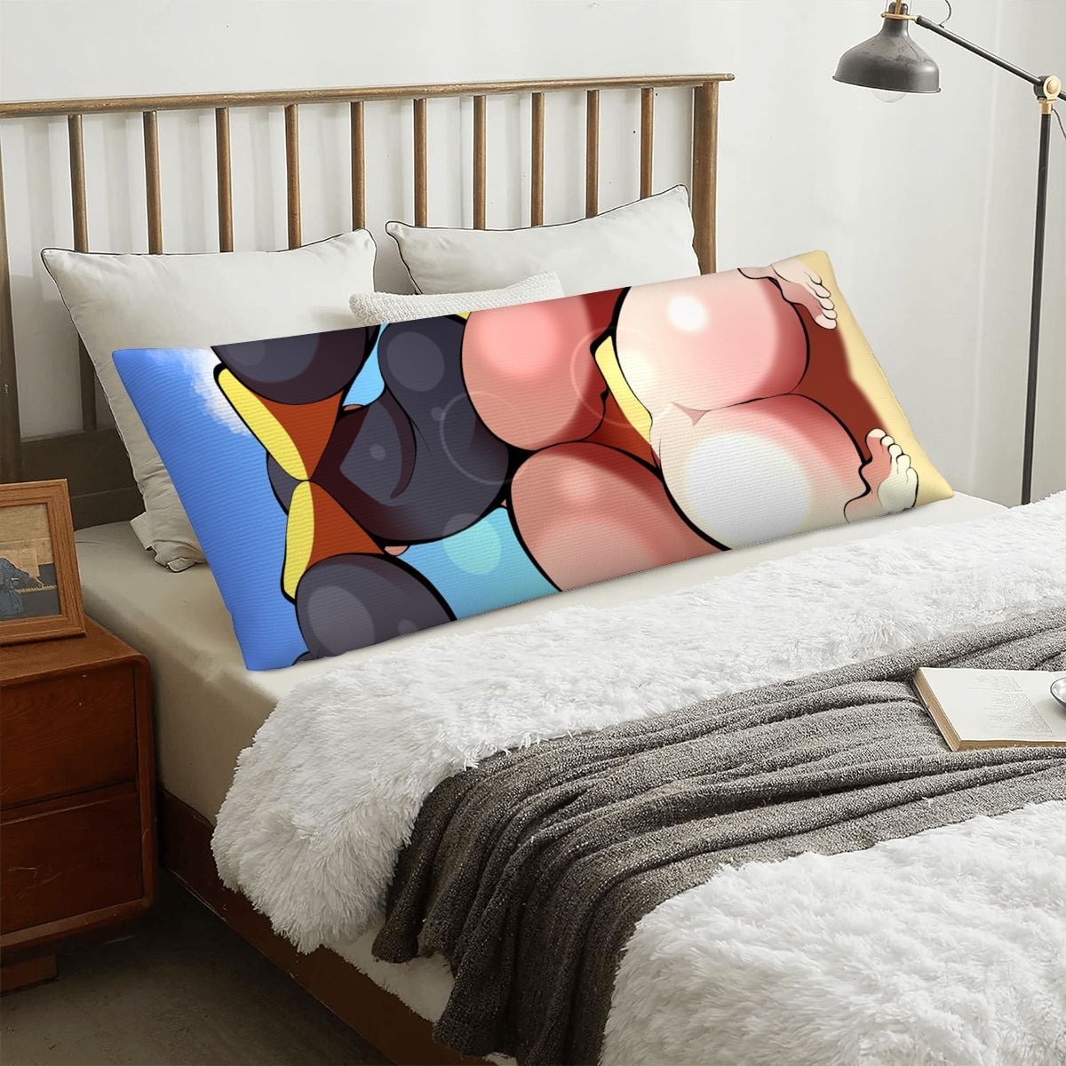 Body Pillow Cover 20"x54" AnalVore BigBooty Grip