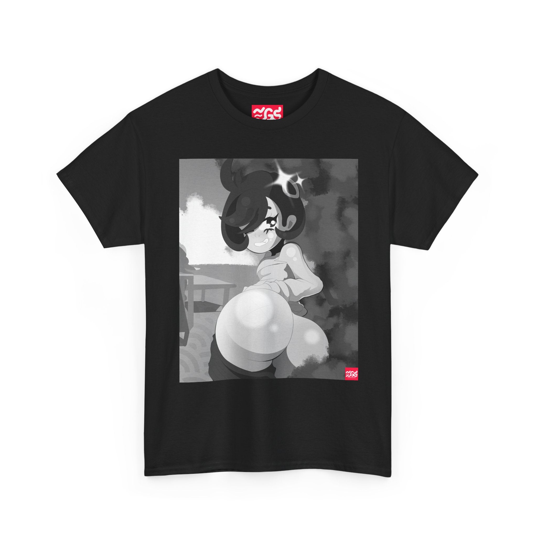 Black & White 'Booty' Graphic Tee