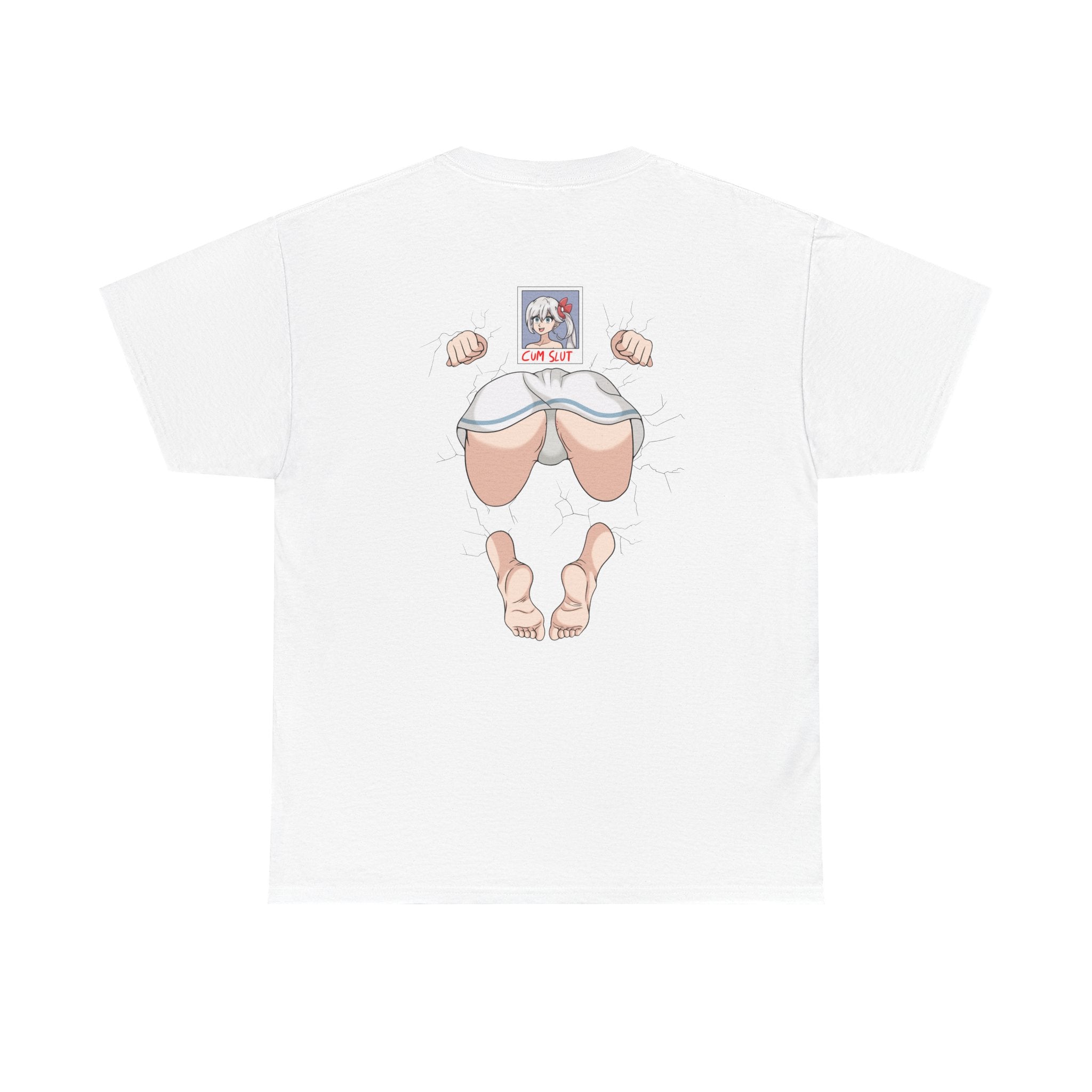 Kinky Woman in Wall Unisex Tee, Unique Surreal Shirt, BDSM Gift, Sexy Graphic