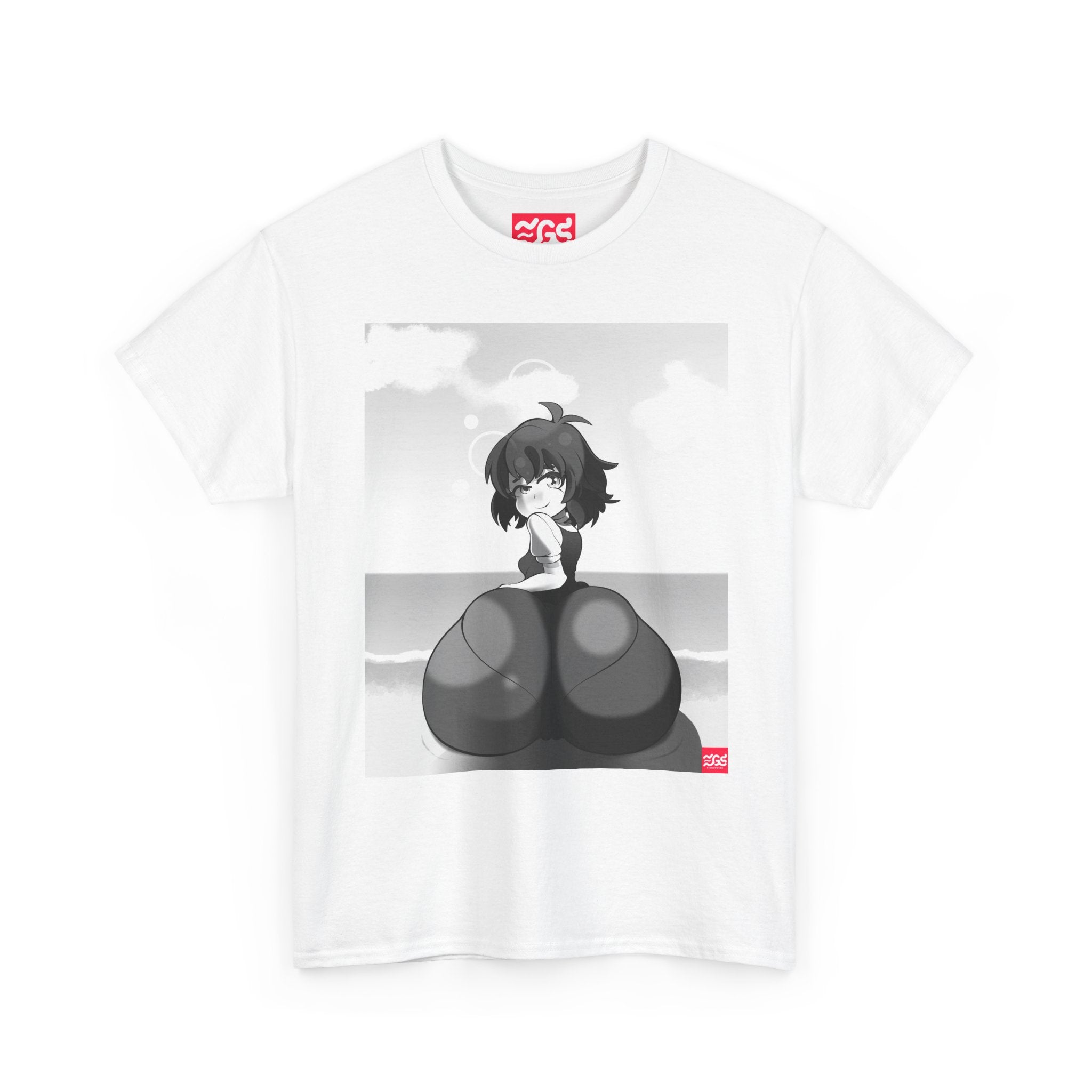 Graphic Tee — 'Girl With Huge Ass' Bold Illustration