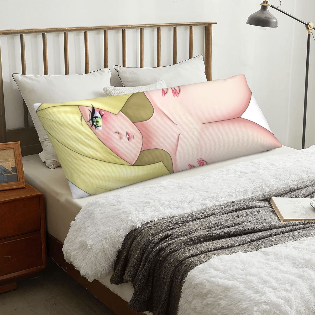 Body Pillow Cover 20"x54" Blond Milf Boobies