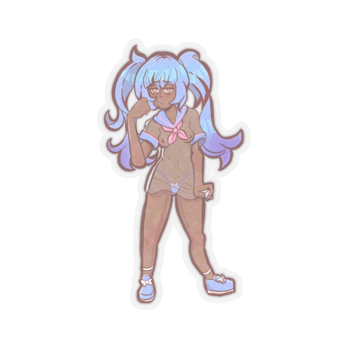 Cyan Miku Bikini Sticker