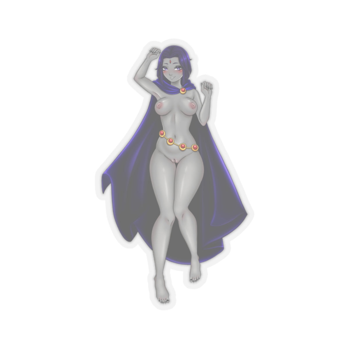 Purple Cloaked Sorceress sticker