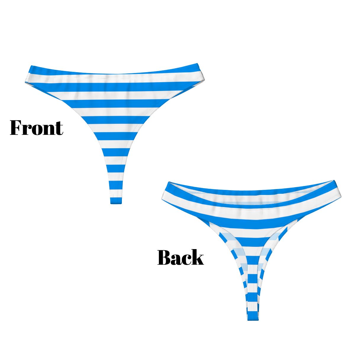 Thongs Blue/White